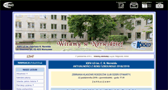 Desktop Screenshot of norwid.waw.pl